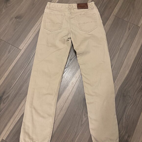POLO Ralph Lauren Boys Khaki Denim Jeans ~ Size: 12 - Picture 3 of 5